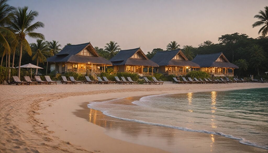 A scenic beach resort perfect for corporate team outings, coordinated by RMG Mileage