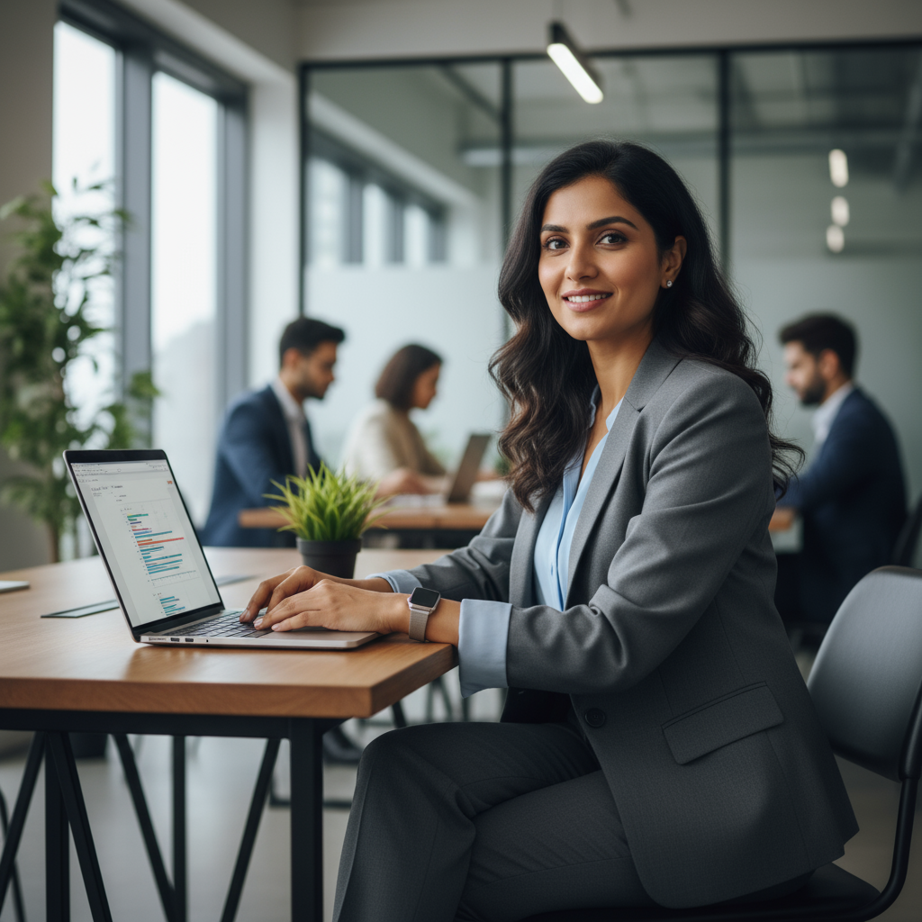 Priya Sharma - Project Manager at Tech Innovators Ltd reviewing team building results