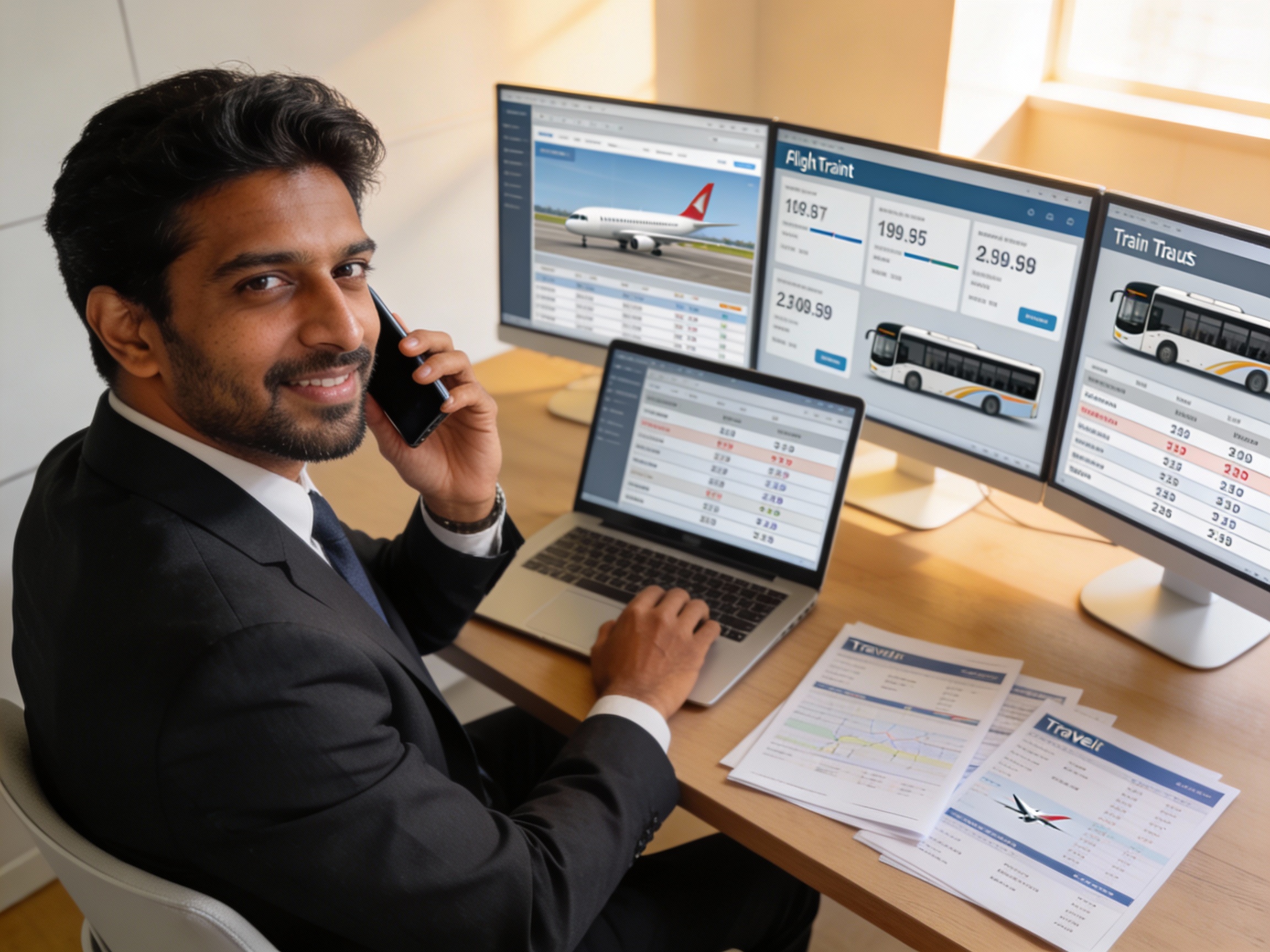 RMG Mileage guy planning to book travel arrangement for next team ouitings.