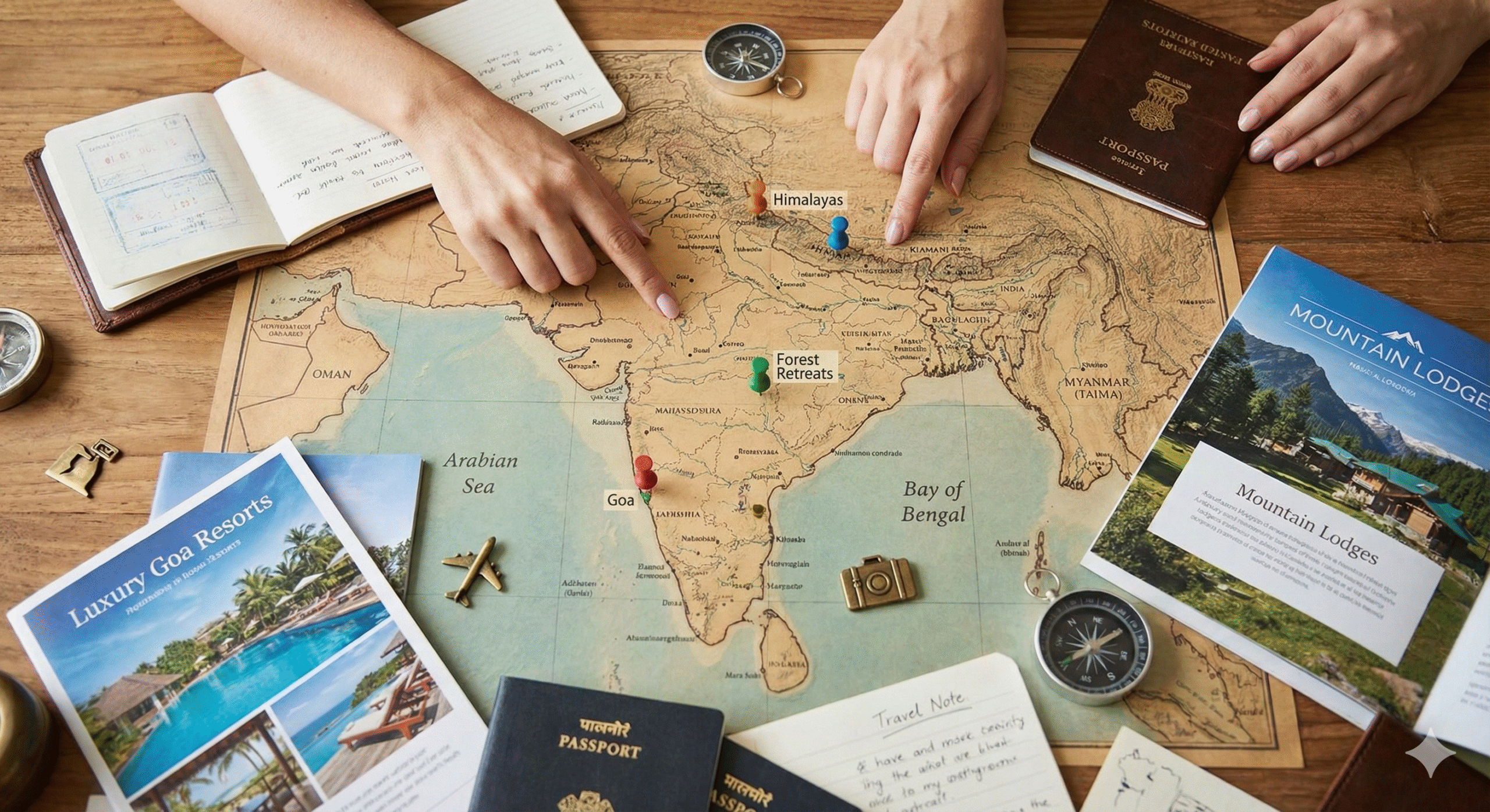 Destination Selection for team ouitings