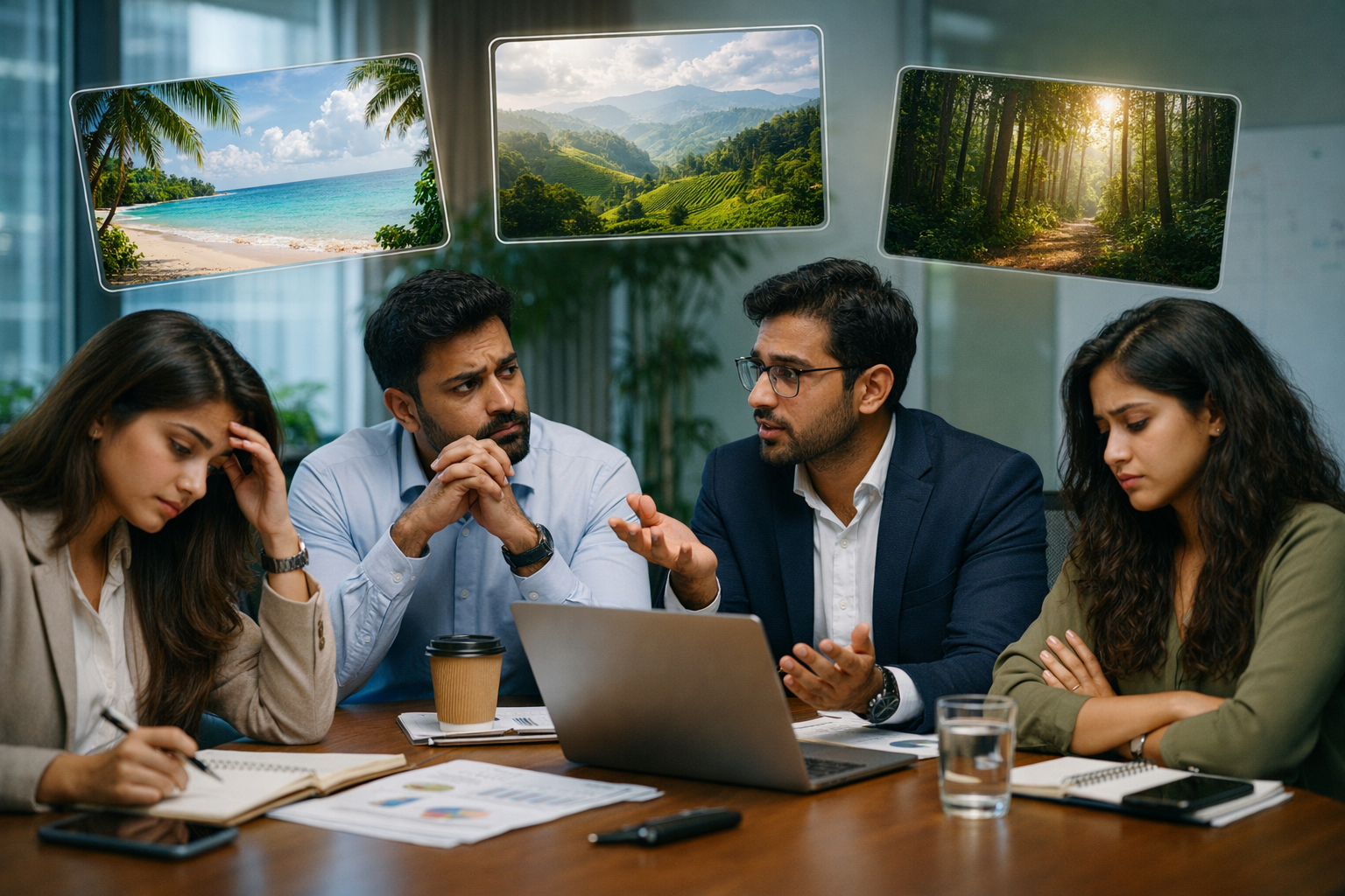 Decision maki ng to find best destination selection for team outing in india