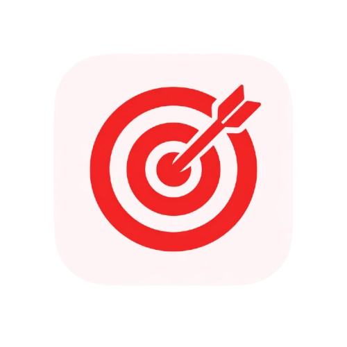 Goal aligned corporate team building programs icon representing business outcome focus