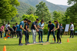 Outdoor team building in Bangalore